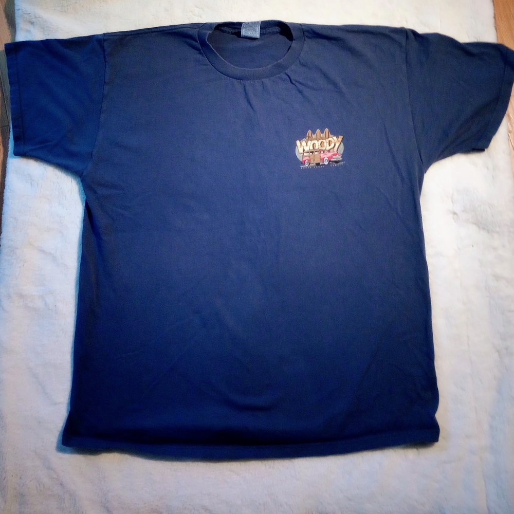 Woody North Shore Kona Hawaiian T-shirt XL Surfing Beach Graphic Tee